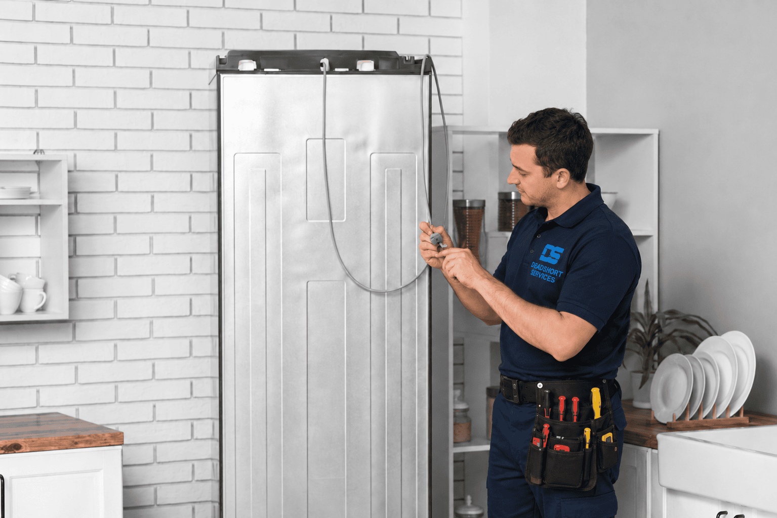Colby Checking fridge power cable