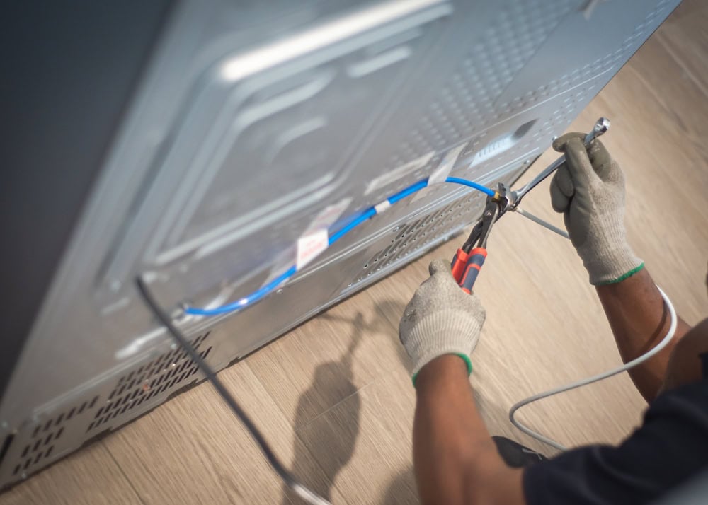 fridge water connection check