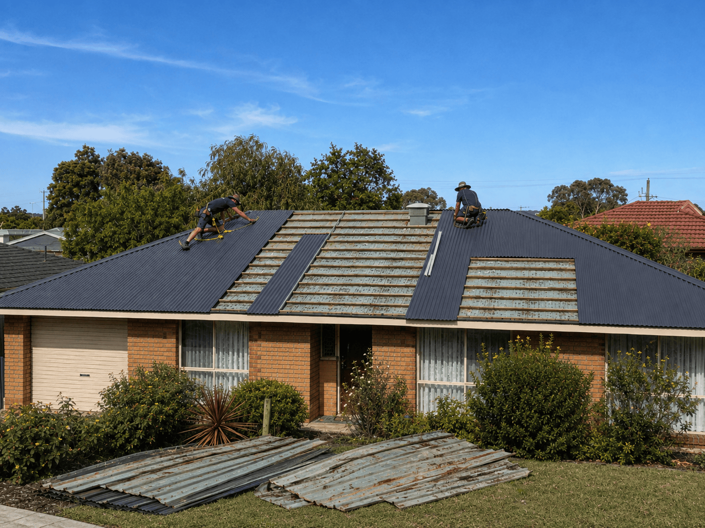 metal to metal re roof