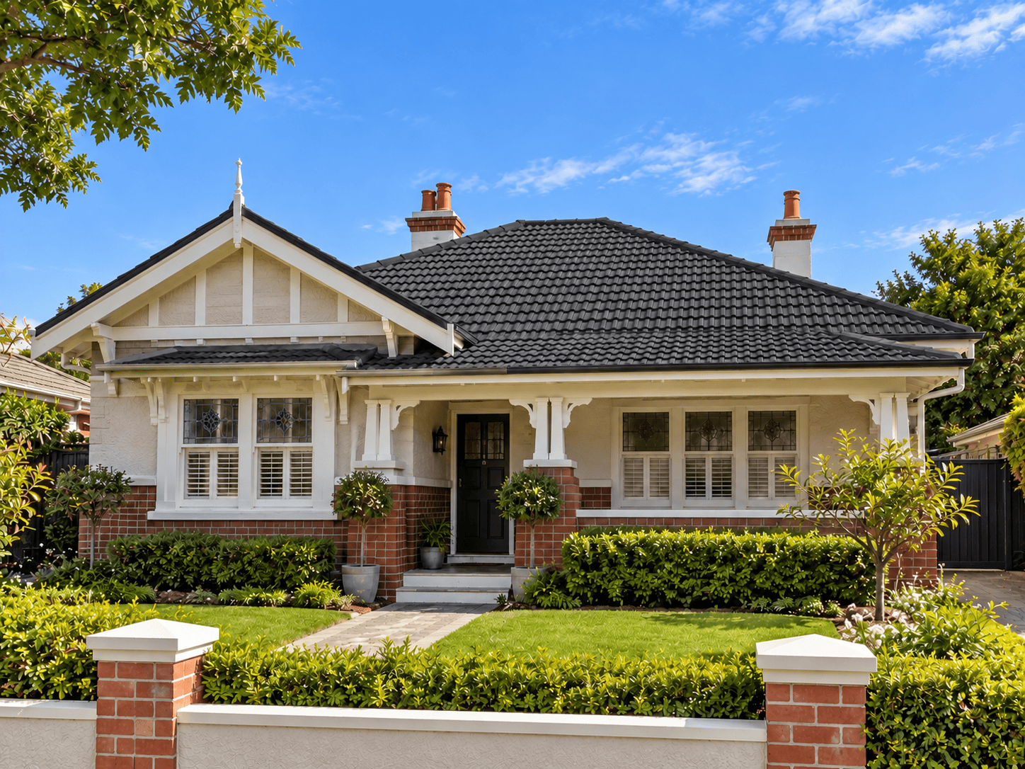 Adelaide character bungalow with Monument roof colour