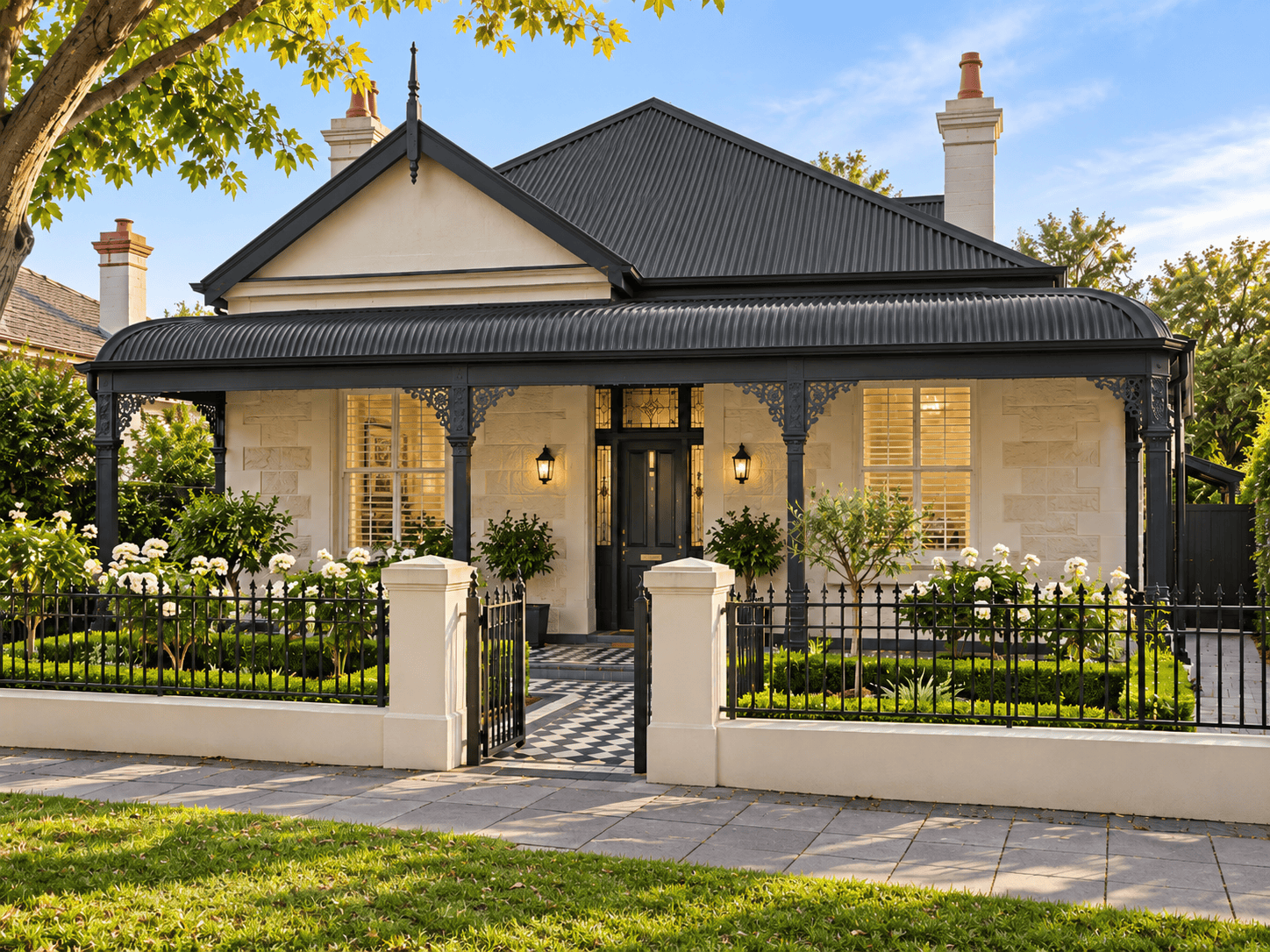 Adelaide home with Monument metal roof