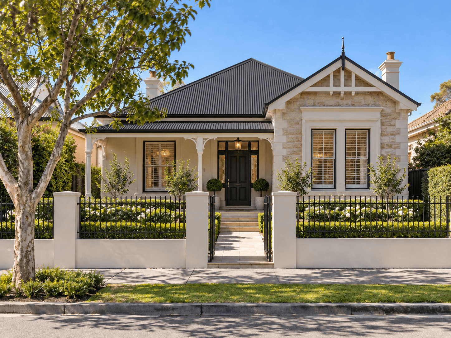 Heritage Adelaide home with Monument metal roof