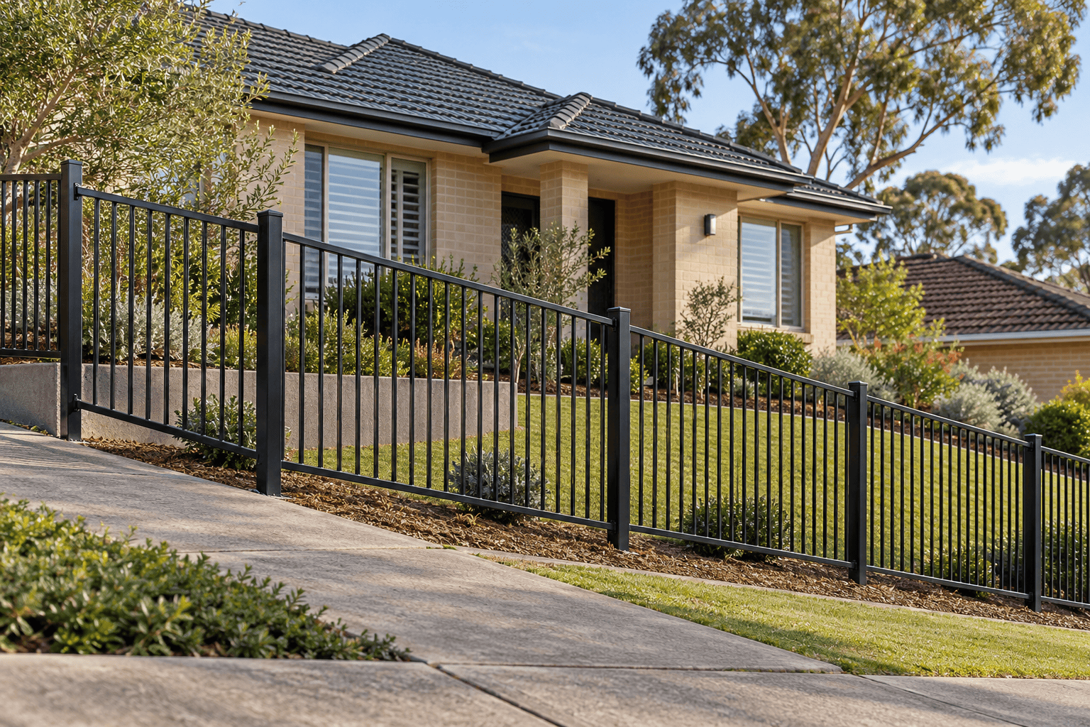Goodwood Tubular Fence install